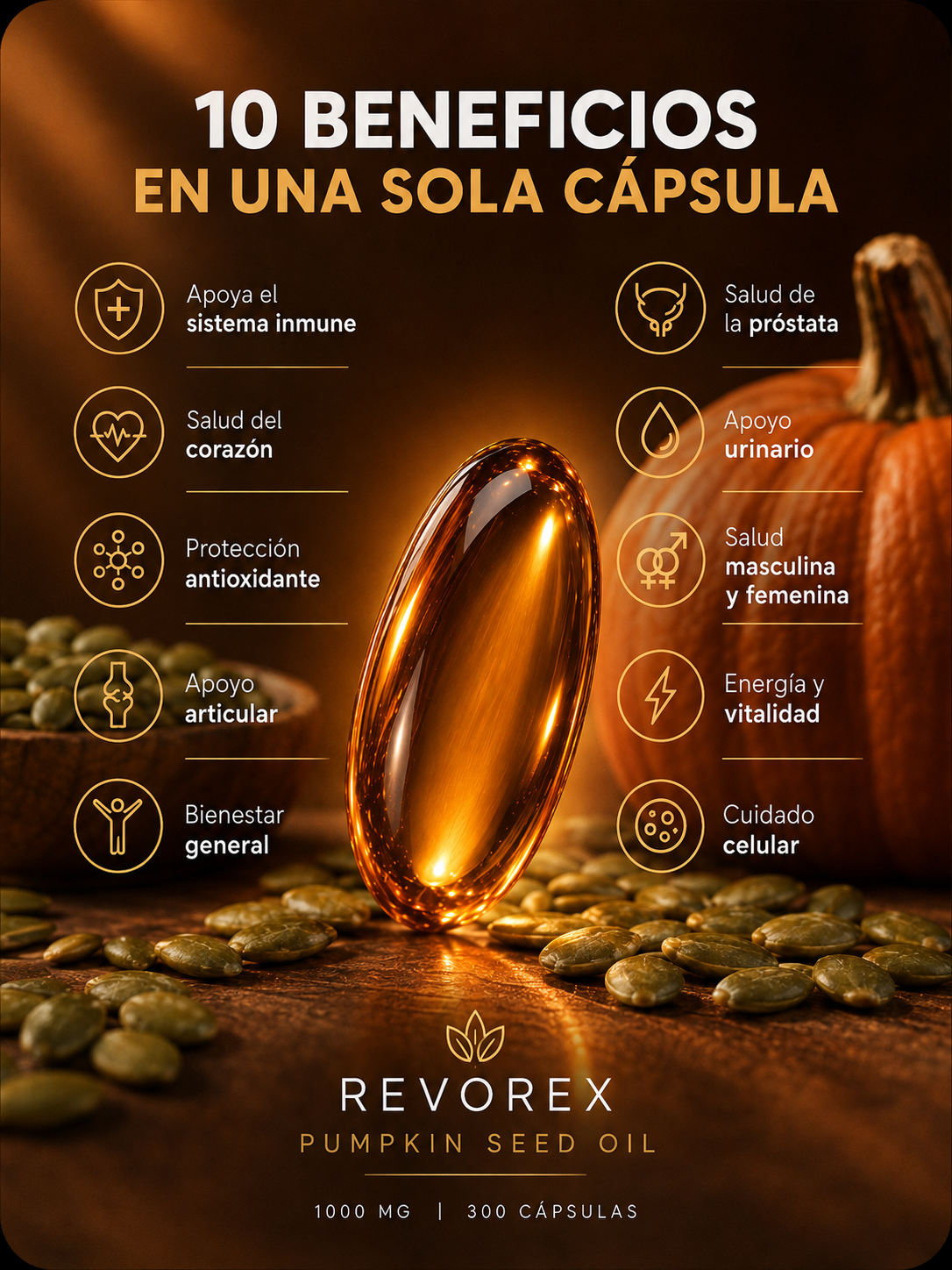 Pumpkin oil seed